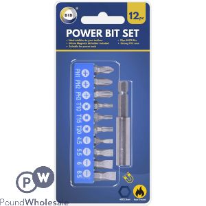 Did 40cr 60mm Magnetic Power Bit Set 12pc