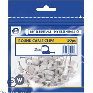 Did 10mm Round Cable Clips 50 Pack