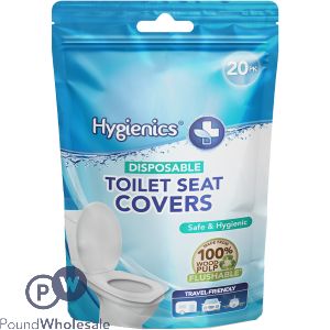 Hygienics Disposable Toilet Seat Covers 20 Pack