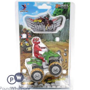 Big Foot Friction 4wd Quad Bike With Rider
