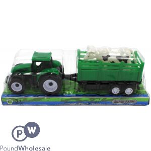 Toy Farm Tractor And Trailer 