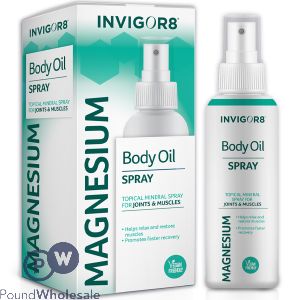 Invigor8 Magnesium Original Body Oil Topical Mineral Spray 100ml