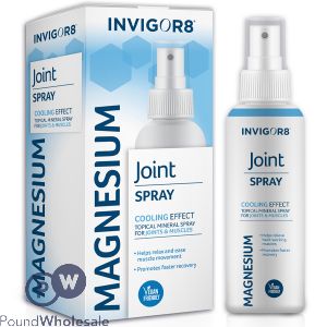 Invigor8 Magnesium Cooling Effect Topical Mineral Joint Spray 100ml