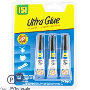 151 ULTRA GLUE TRIPLE PACK 3 X 3G