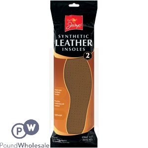 JUMP SYNTHETIC LEATHER INSOLES 2 PACK