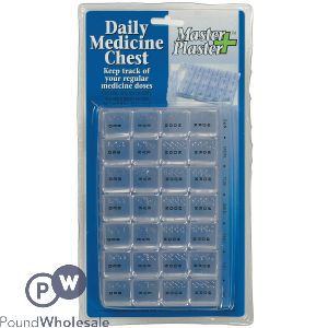 WEEKLY 28 COMPARTMENT MEDICINE CHEST