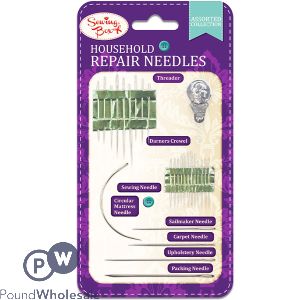 SEWING BOX HOUSEHOLD REPAIR NEEDLES SET