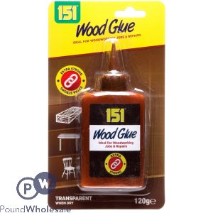 151 Extra Strong Transparent Wood Glue 120g