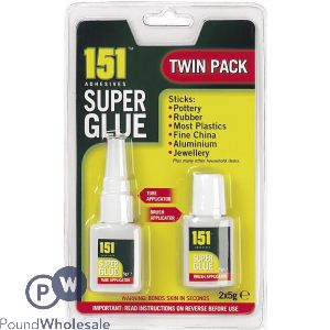151 SUPER GLUE TWIN PACK