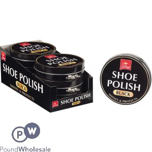 Jump Black Shoe Polish Tin 80g CDU