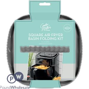 Cooke & Miller Square Silicone Folding Air Fryer Basin 20cm