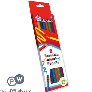 Kids Create Erasable Colouring Pencils 8 Pack