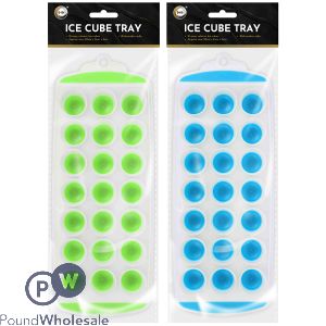 Did 21 Cavity Easy Release Ice Cube Tray 29cm X 11cm X 3cm Assorted Colours