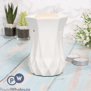 Leonardo Desire Aroma Geometric White Wax Oil Burner