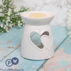 Leonardo Desire Aroma Hearts White Wax & Oil Burner