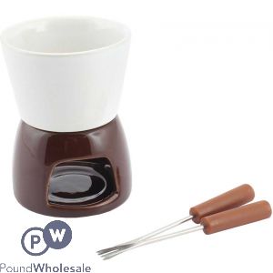 Chocolate Fondue Set With Dipping Forks