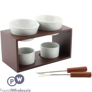 Chocolate Fondue Twin Set With Two Dipping Forks