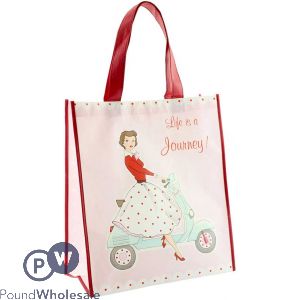 Mrs Smith Life Is A Journey Shopper Bag