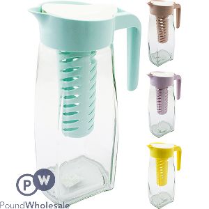 Bager Aqua Jug With Infuser 1500ml Assorted
