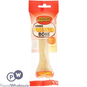 Munch & Crunch Rawhide Jumbo Pressed Bone