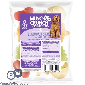 Munch & Crunch Assorted Flavoured Dog Bikkies 300g