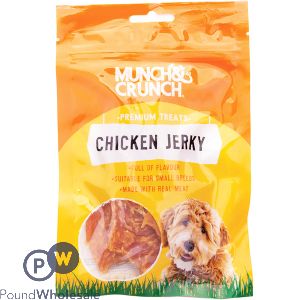 Munch & Crunch Chicken Jerky Dog Treats 70g