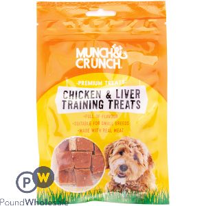 Munch & Crunch Chicken & Liver Dog Training Treats 60g