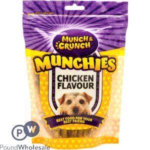 MUNCH &amp; CRUNCH MUNCHIES CHICKEN FLAVOUR 250G