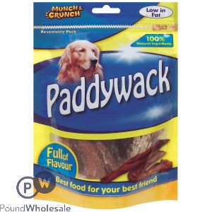 MUNCH &amp; CRUNCH PADDYWACK BEEF SNACK 100G