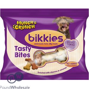 MUNCH &amp; CRUNCH TASTY BITES BIKKIES 300G