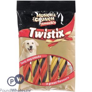 MUNCH &amp; CRUNCH TRI COLOUR TWISTIX 5 PACK