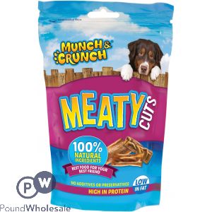 MUNCH &amp; CRUNCH MEATY CUTS 100G