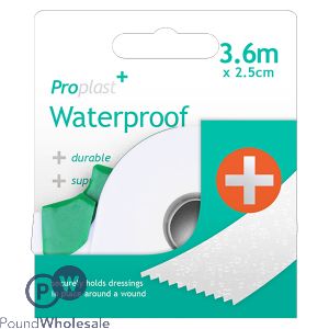 Proplast Waterproof Dispensing Medical Tape 3.6m X 2.5cm