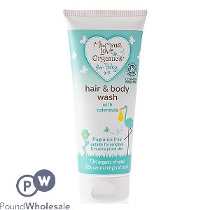 Mumma Love Organics Baby Hair & Body Wash With Calendula 200ml