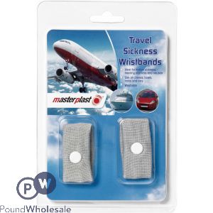 MASTERPLAST TRAVEL SICKNESS WRISTBANDS 2 PACK