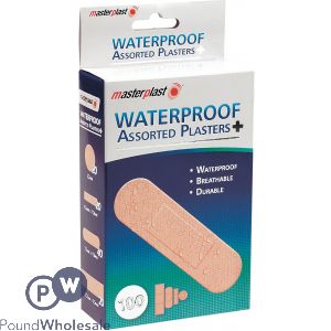 Masterplast Assorted Waterproof Dressings 100pc