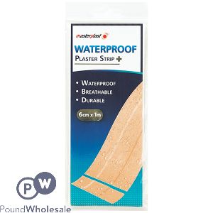 MASTERPLAST WATERPROOF PLASTER STRIP 6CM X 1M CDU