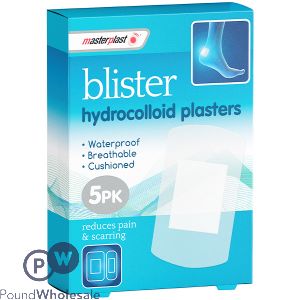 Masterplast Assorted Blister Hydrocolloid Plasters 5 Pack