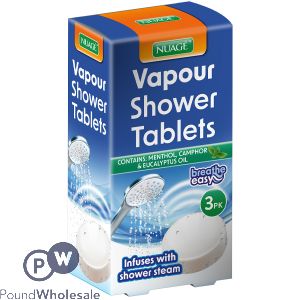 Nuage Decongestant Vapour Shower Tablets 3 Pack