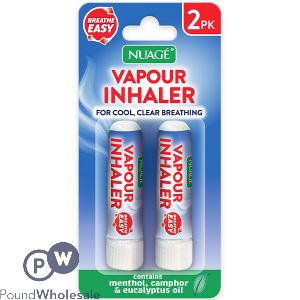 NUAGE VAPOUR INHALER 2 PACK