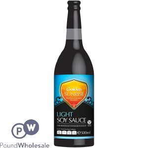 Golden Sunrise Light Soy Sauce 500ml