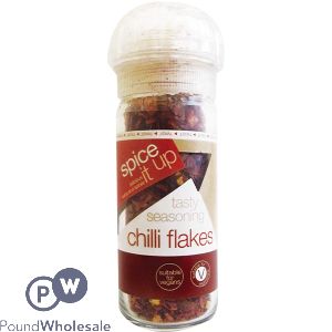 SPICE IT UP CHILLI FLAKES SEASONING GRINDER 30G