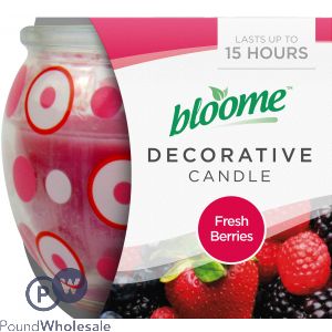 BLOOME DECORATIVE CANDLE FRESH BERRIES