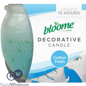 BLOOME DECORATIVE CANDLE COTTON FRESH