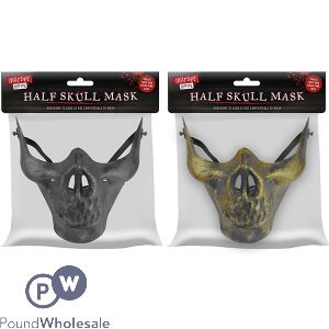 Half Skull Halloween Mask