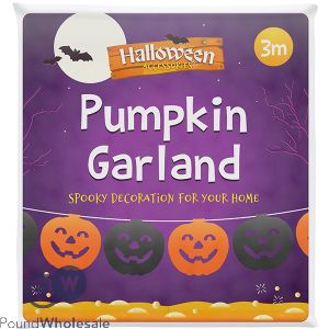 Halloween Pumpkin Garland Decoration 3m