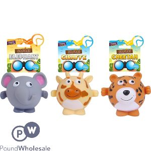 Cooper &amp; Pals Squeaky Safari Dog Toys 3 Assorted