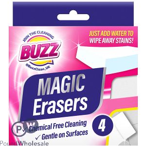 BUZZ MAGIC ERASERS 4 PACK