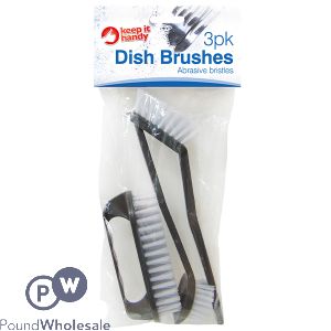 Keep It Handy Assorted Dish Brushes 3 Pack