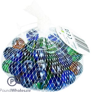 ASSORTED MARBLES BAG 40 PACK